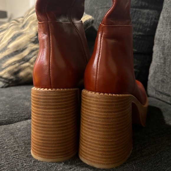 Brand new Jeffrey Campbell boots, never worn. There is a minor flaw pictured. - Picture 8 of 8